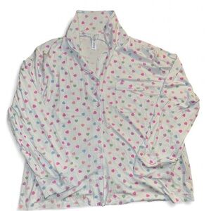 SKIMS candy heart pajama top